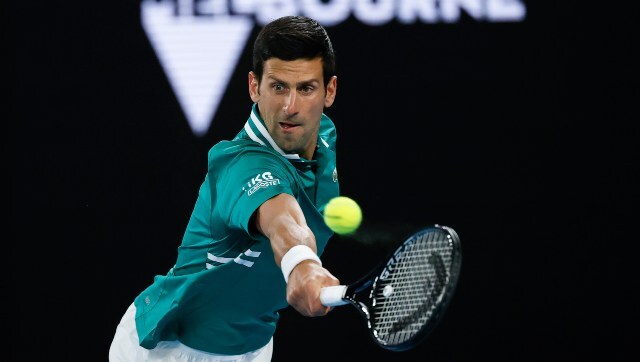Australian Open 2021: Novak Djokovic issues statement of intent with straight sets win over Jeremy Chardy