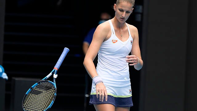 Australian Open 2021: Frustrated Karolina Pliskova knocked out in third round by Karolina Muchova