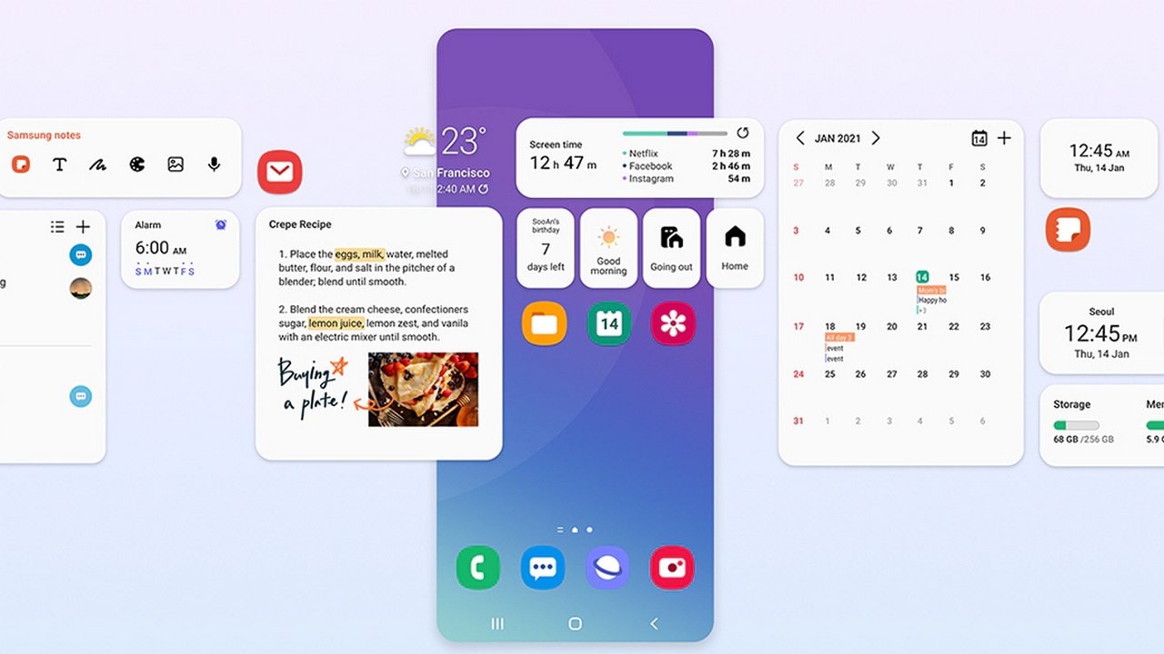  Samsung One UI 3.1 update brings new features including multi-mic recording, private share, eye comfort shield and more