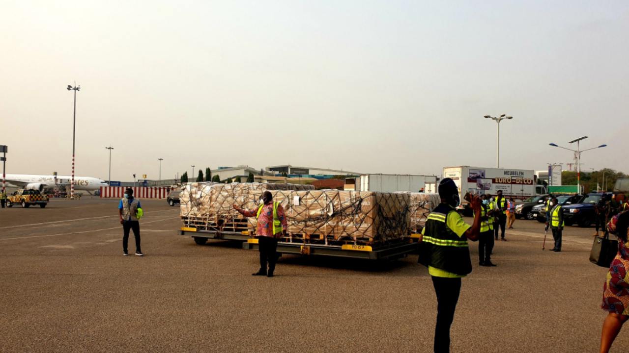 Ghana becomes first African country to receive COVID-19 vaccines from the COVAX alliance