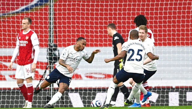 Premier League: Raheem Sterling's header helps Manchester City beat Arsenal; Tottenham go down to West Ham