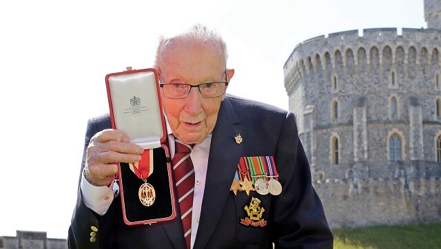 World War II veteran Tom Moore hospitalised with COVID-19; Boris Johnson wishes him ‘full recovery’