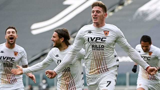 Serie A: Adolfo Gaich's goal deals hammer blow to Juventus' title hopes in Benevento win