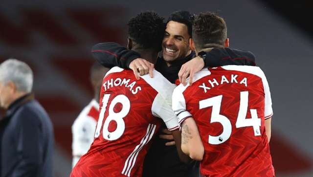 Premier League: Arsenal beat 10-man Tottenham Hotspur, Manchester United hold off West Ham