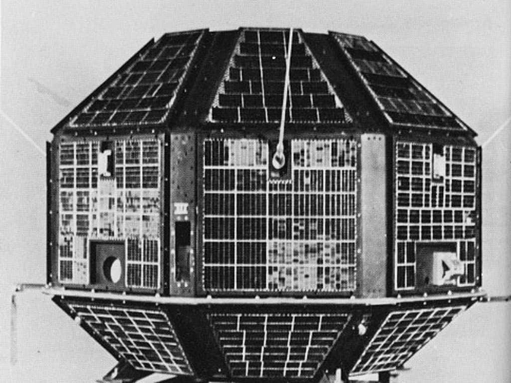 Aryabhata was India's first satellite to launch into space. Image credit: ISRO 