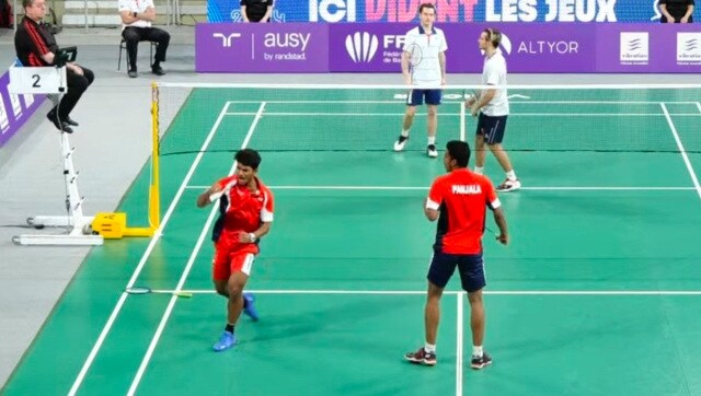 Orleans Masters: Saina Nehwal bows out in semis; Krishna Prasad Garaga and Vishnu Vardhan Goud Panjala enter maiden final Orleans Masters: Saina Nehwal bows out in semis; Krishna Prasad Garaga and Vishnu Vardhan Goud Panjala enter maiden final