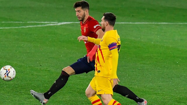 LaLiga: Lionel Messi's assists set up 2-0 win for Barcelona over Osasuna; Sevilla lose to Elche LaLiga: Lionel Messi's assists set up 2-0 win for Barcelona over Osasuna; Sevilla lose to Elche