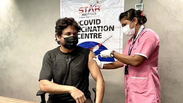 Nagarjuna receives first dose of coronavirus vaccine, shares update on social media Nagarjuna receives first dose of coronavirus vaccine, shares update on social media