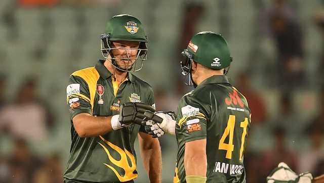 Road Safety World Series: Andrew Puttick, Morne van Wyk star as South Africa Legends enter semi-finals with crushing win Road Safety World Series: Andrew Puttick, Morne van Wyk star as South Africa Legends enter semi-finals with crushing win
