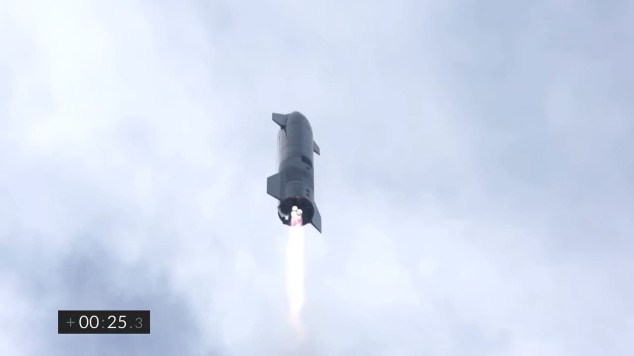  SpaceXs Starship SN10 manages liftoff, mid-air flip, landing before it explodes