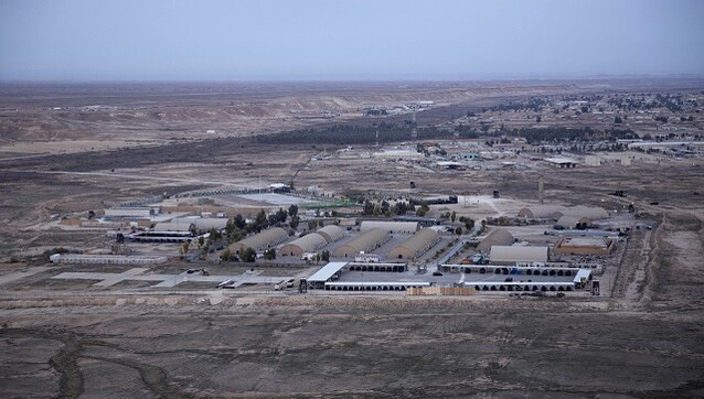 US forces: 10 rockets target Iraq’s Ain al-Asad airbase hosting US-led coalition troops US forces: 10 rockets target Iraq’s Ain al-Asad airbase hosting US-led coalition troops