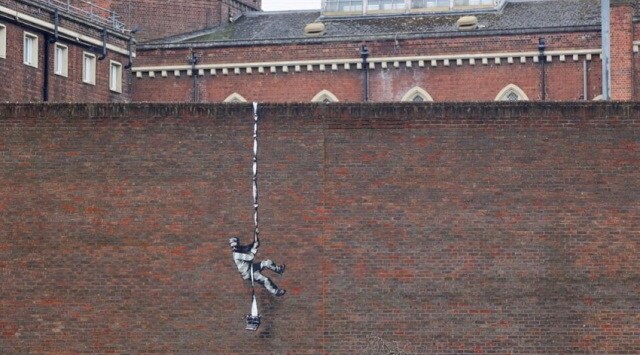 Banksy confirms Reading prison artwork as his; throws weight behind campaign to turn site into arts centre