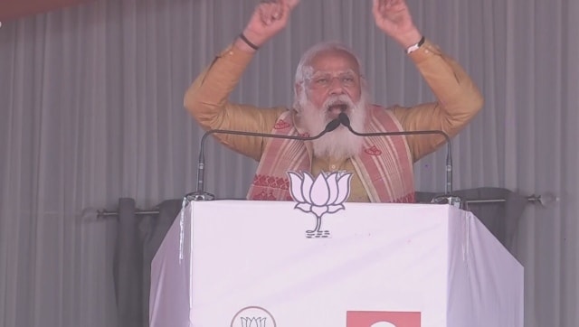 Assam Assembly election: Congress-AIUDF Mahajoth is 'mahajooth', says Narendra Modi Assam Assembly election: Congress-AIUDF Mahajoth is 'mahajooth', says Narendra Modi