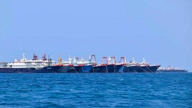 Phillipines demands withdrawal of over 200 Chinese vessels from South China Sea reef held by Manila