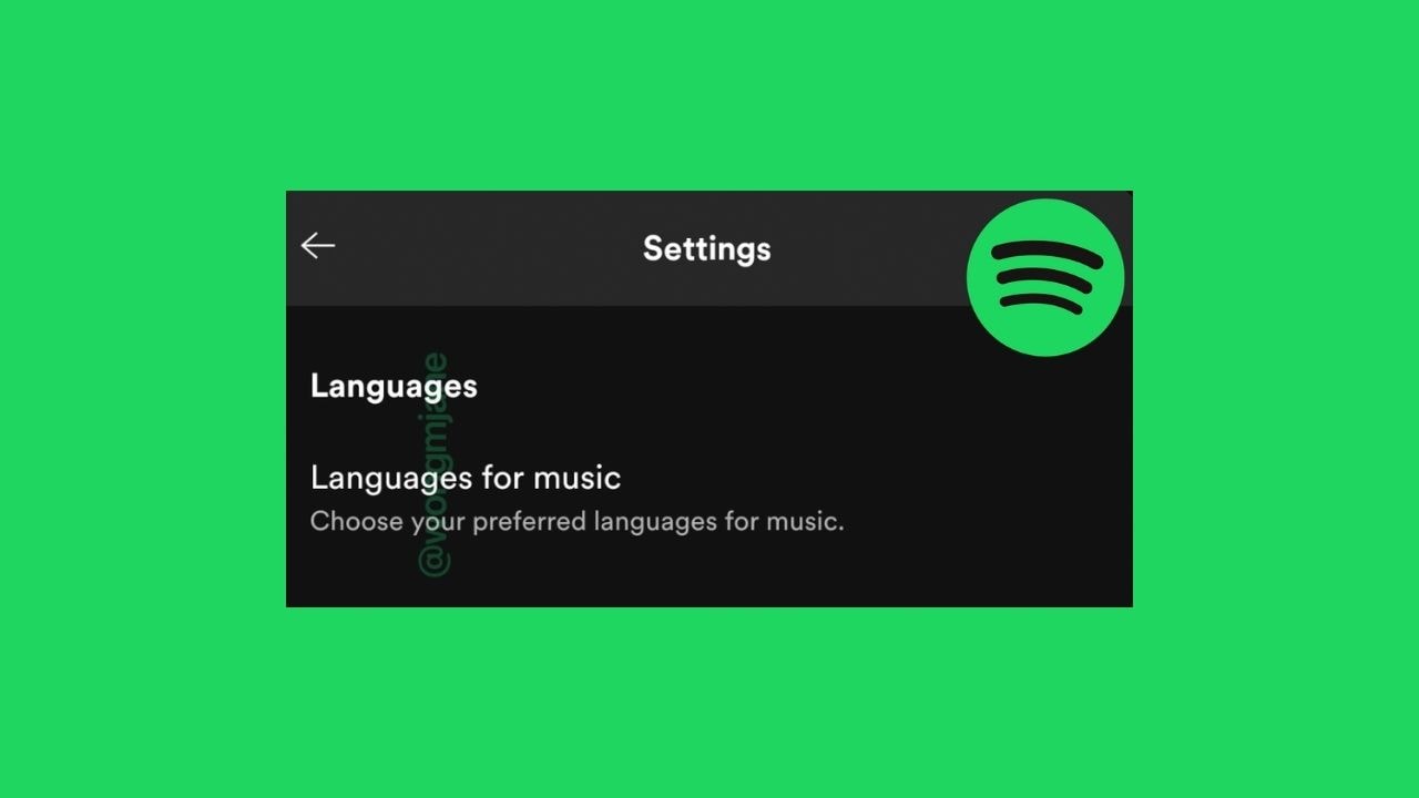  Spotify is reportedly testing the ability for users to choose preferred language for music