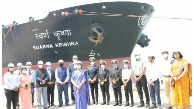 All-women crew of MT Swarna Krishna becomes first to pilot ship in maritime history