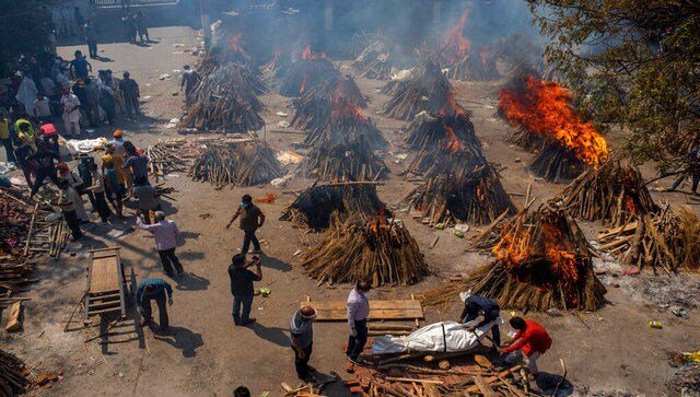 COVID-19 crisis: Hospitals buckle, crematoriums overwhelmed as India sees nearly 3.5 lakh new cases, 2,767 deaths