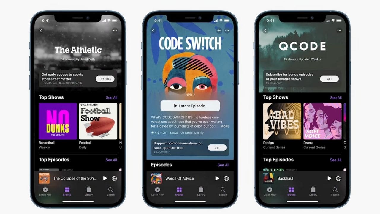 Apple Podcast Subscriptions will be available in May.