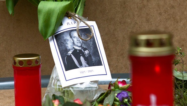 Prince Philip's funeral on 17 April; gun salutes mark start of eight-day national mourning in UK