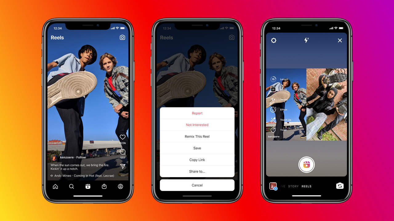  Instagram introduces ‘Remix’ feature for reels to create interactive reels alongside another