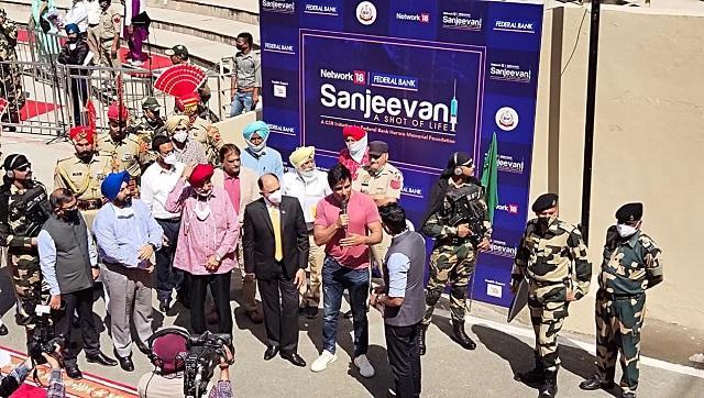 The initiative is a Federal Bank CSR drive to ensure that every Indian gets the vaccine, even in the remote corners of the country. Sood said that Sanjeevani is all about the cause to remove the fears from people's hearts and get more and more people vaccinated. Image Credits: News18 The initiative is a Federal Bank CSR drive to ensure that every Indian gets the vaccine, even in the remote corners of the country. Sood said that Sanjeevani is all about the cause to remove the fears from people's hearts and get more and more people vaccinated. Image Credits: News18