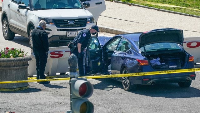 US Capitol attack: One police officer killed after man rams car into him; Biden says he is 'heartbroken'