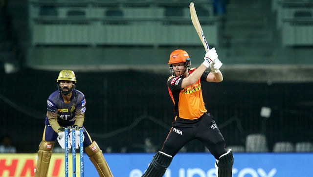 SRH lost both their openers quickly but then Jonny Bairstow and Manish Pandey did their best to keep the chase going. Bairstow ended up making 55 off 40 balls. Sportzpics SRH lost both their openers quickly but then Jonny Bairstow and Manish Pandey did their best to keep the chase going. Bairstow ended up making 55 off 40 balls. Sportzpics