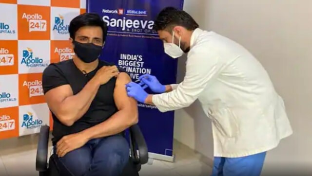 'Don't postpone, get vaccinated today': Sonu Sood takes Covid jab at Sanjeevani's launch 'Don't postpone, get vaccinated today': Sonu Sood takes Covid jab at Sanjeevani's launch