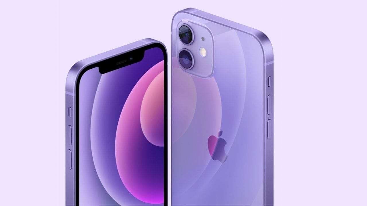 The new purple colour variant for the iPhone 12 and iPhone 12 Mini will be available for purchase starting 30 April.