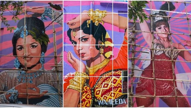 Bollywood Art Project creates mural featuring Asha Parekh, Waheeda Rehman, Helen in Mumabi