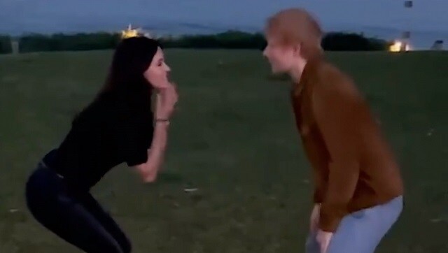 Watch: Days after reunion special, Courteney Cox recreates iconic Friends dance routine with Ed Sheeran Watch: Days after reunion special, Courteney Cox recreates iconic Friends dance routine with Ed Sheeran