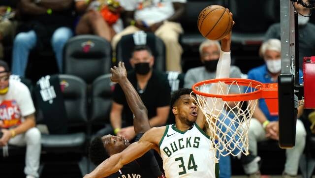 NBA: Bucks sweep Heat to advance to second round; 76ers take 3-0 series lead over Wizards