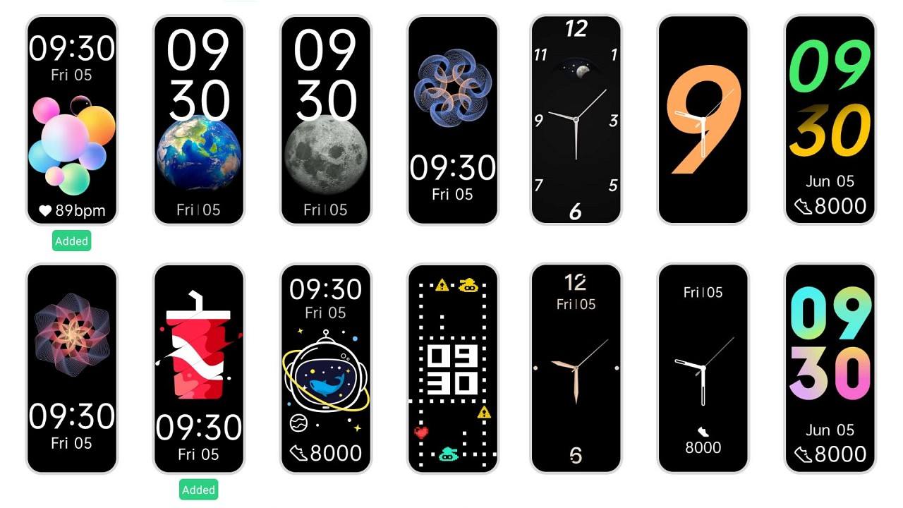 The watch face library has a little over a couple of dozen options that offer a mix of digital, analogue watch faces and some with fitness data.