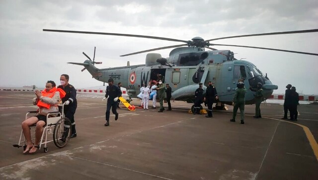 Cyclone Tauktae weakens after landfall on Gujarat coast; navy, Coast Guard rescue 314 off Mumbai coast