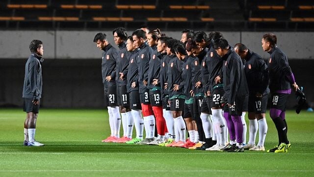 Protesting Myanmar goalkeeper refuses to fly home from Japan after raising anti-coup salute before World Cup qualifier