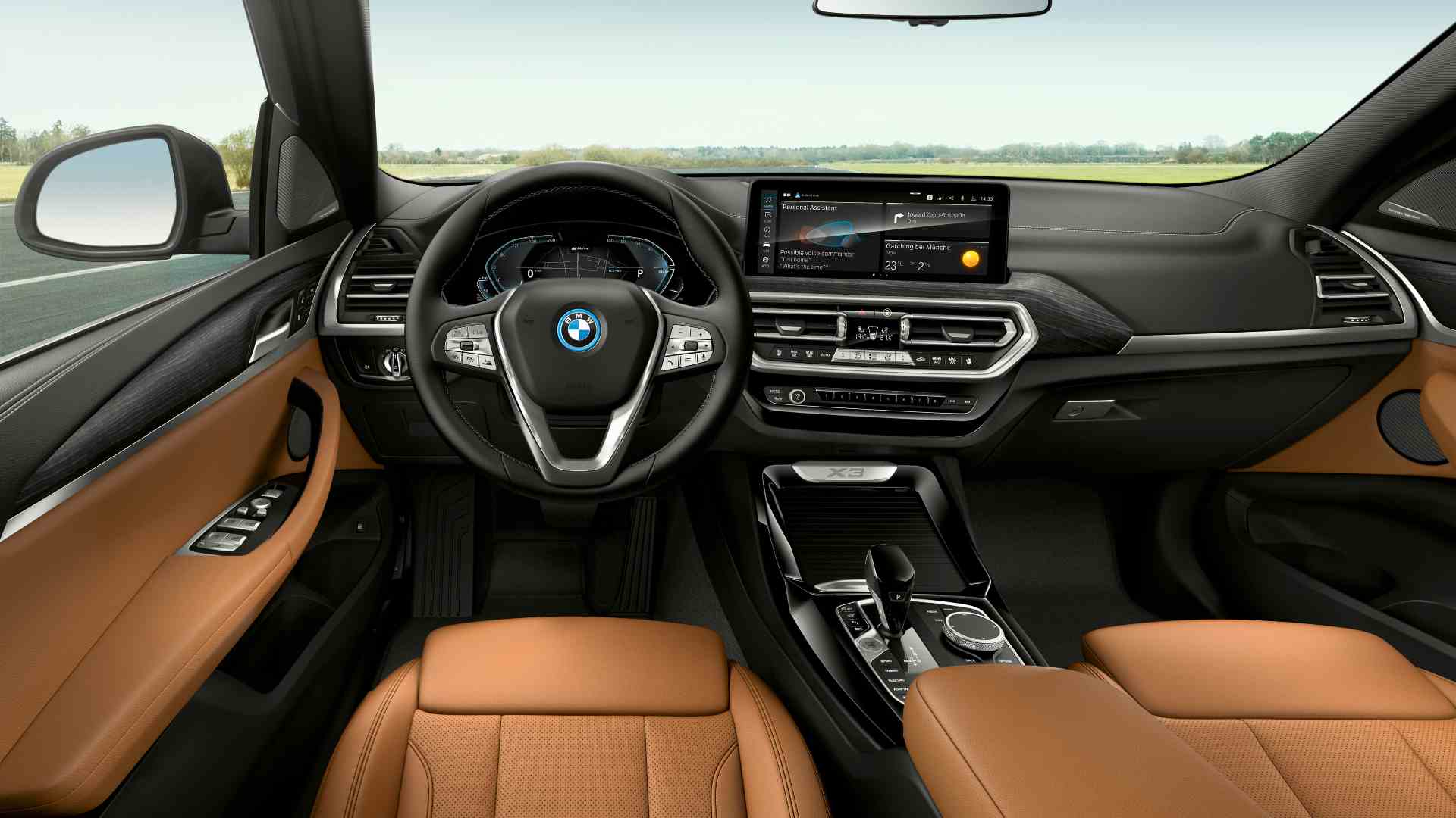 On the inside, the BMW X3 and X4 now get three-zone climate control and a 10.25-inch infotainment screen as standard. Image: BMW