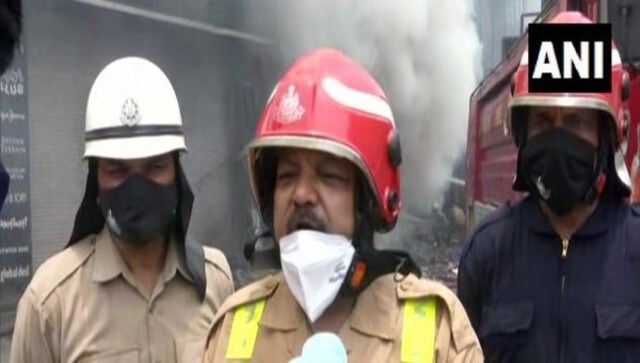 Lajpat Nagar fire: Blaze in showrooms in Delhi market under control; no casualties reported, says official Lajpat Nagar fire: Blaze in showrooms in Delhi market under control; no casualties reported, says official