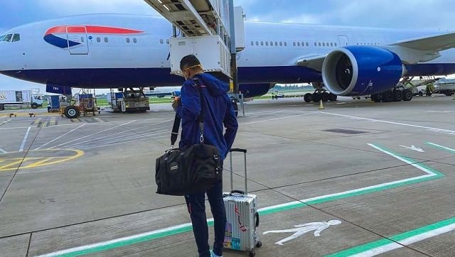 Indian men's and women's cricket teams land in England Indian men's and women's cricket teams land in England