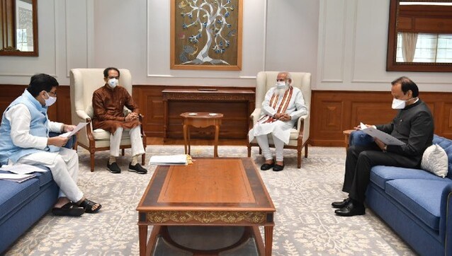 Uddhav Thackeray meets Narendra Modi, discusses Maratha quota issue, GST compensation Uddhav Thackeray meets Narendra Modi, discusses Maratha quota issue, GST compensation