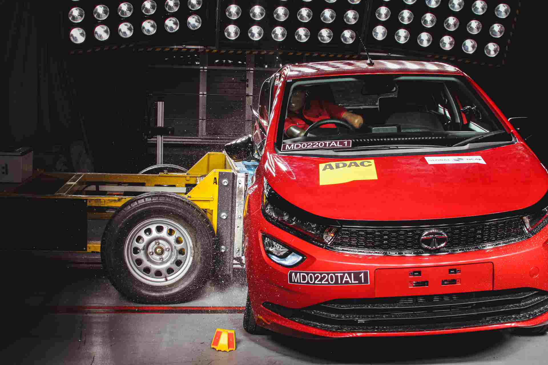The Tata Altroz remains the only premium hatchback on sale in India to be awarded five stars by Global NCAP. Image: Global NCAP