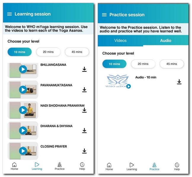 The app offers learning and practice sessions. Image: Tech2