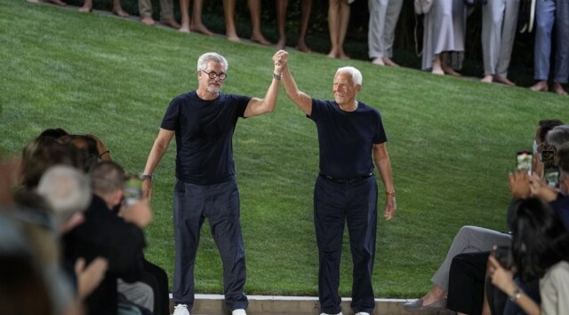 'Preparing my future with people around me': Armani talks succession at first live show since pandemic 'Preparing my future with people around me': Armani talks succession at first live show since pandemic