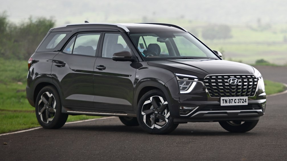 The Hyundai Alcazar is the latest in a line of three-row SUVs launched in India. Image: Hyundai