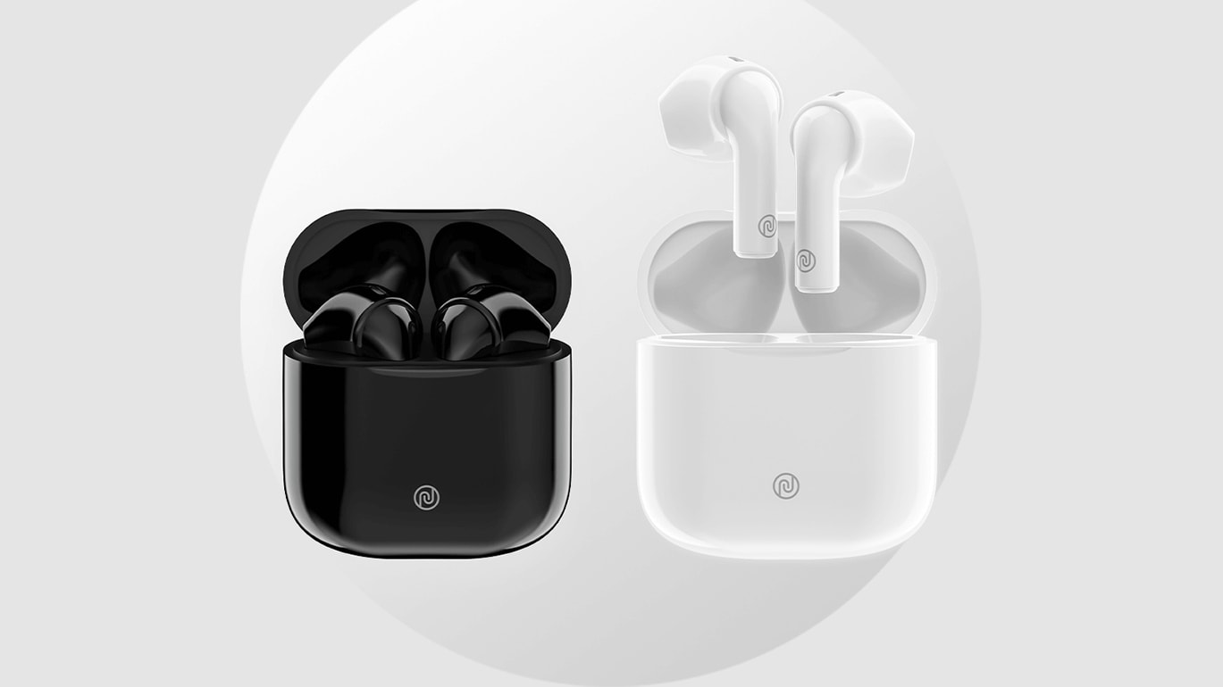 The Air Buds Mini earbuds weigh 4.4 grams and have a 14.2 mm speaker driver. Image: Noise