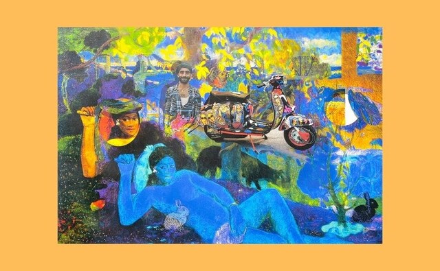 "Over seven decades," Jain says, "I have bore witness to the lives of many different women, a number of which being myself. The theme of womanhood in all its forms, seen and unseen, has been a constant thread through the career of my artmaking. While the medium has changed, the presence and significance of women has not." "Over seven decades," Jain says, "I have bore witness to the lives of many different women, a number of which being myself. The theme of womanhood in all its forms, seen and unseen, has been a constant thread through the career of my artmaking. While the medium has changed, the presence and significance of women has not."