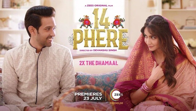 14 Phere, starring Vikrant Massey and Kriti Kharbanda, to release on ZEE5 on 23 July