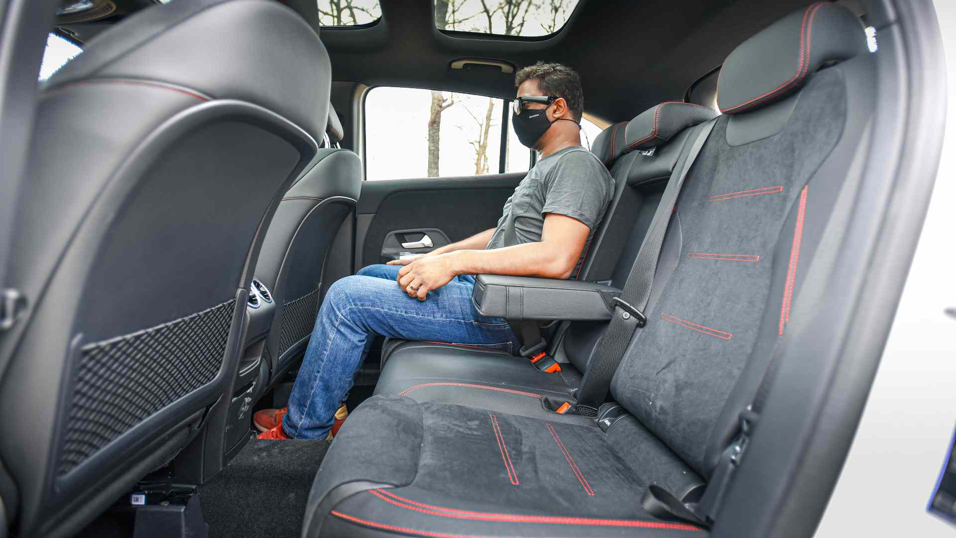 Rear-seat space is not a strength of the new GLA. Image: Overdrive/Anis Shaikh