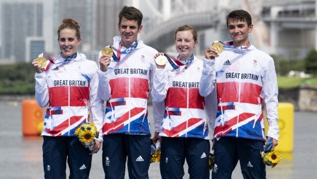 Tokyo Olympics 2020: Britain clinch Games mixed triathlon gold