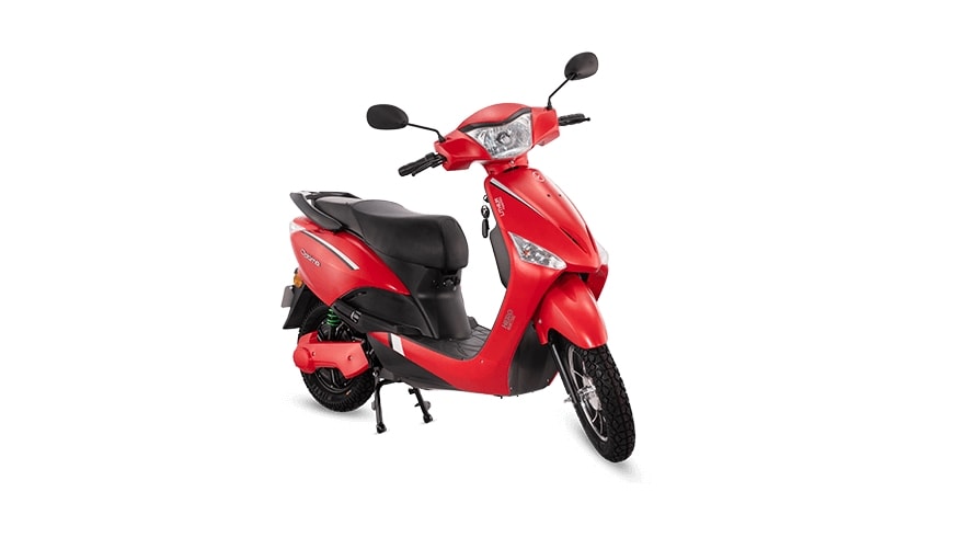 In Maharashtra, the dual-battery version of the Hero Optima e-scooter is more affordable than the single-battery version. Image: Hero Electric