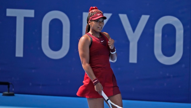 Tokyo Olympics 2020: 'Refreshed' Naomi Osaka wins in straight sets on Olympic debut as Ashleigh Barty crashes out